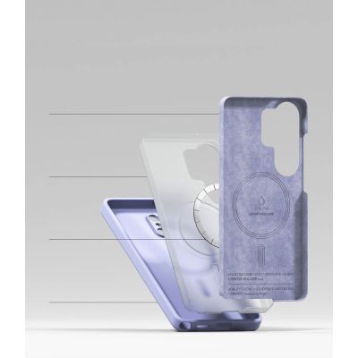 6. Ringke Silicone MagSafe Case for Samsung Galaxy S26 Ultra - Purple