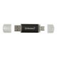3. Intenso Twist Line USB Flash Drive 128GB USB Type-A / USB Type-C 3.2 Gen 1 (3.1 Gen 1) Anthracite
