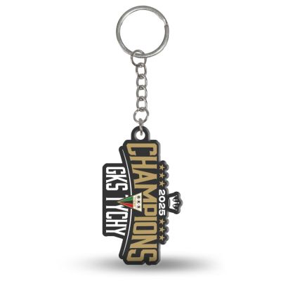 2. Champions GKS Tychy acrylic keychain SILVER-GKS