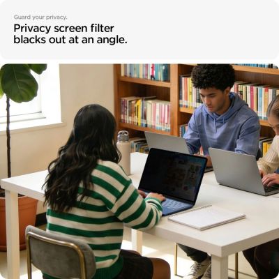 5. Spigen SafeView Privacy Screen Protector for MacBook Neo 13" 2026