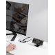 18. Baseus Metal Gleam 8in1 USB-C Hub - USB-C PD 100W 1x HDMI 4K 30Hz 1x SD and microSD card reader 3x USB-A 3.2 1xRJ45 - gray