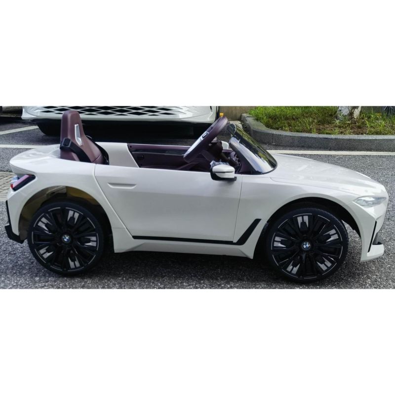 13. BATTERY-POWERED CAR LICENSE BMW i4 WHITE