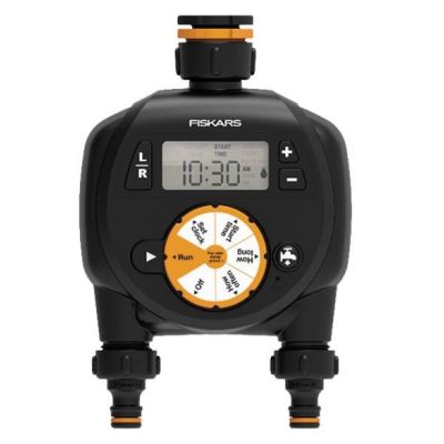 4. Fiskars 1054792 Black Electronic Irrigation Controller