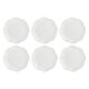 Set of 6 Villadeifiori Dinner Plates - White, 26 cm