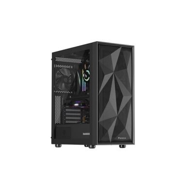24. NATEC GENESIS DIAXID 605F MIDI TOWER USB-C GAMING CASE WITH WINDOW BLACK