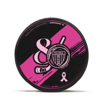 Polonia Bytom Hockey Puck – Pink October