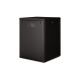 42. Unique 19" 16U wall-mounted network cabinet, 600x600, glass door, black, undivided, assembled, 100kg