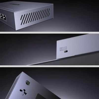 6. Switch Ugreen 6-Port 1Gb/s Ethernet Switch with PoE - Gray