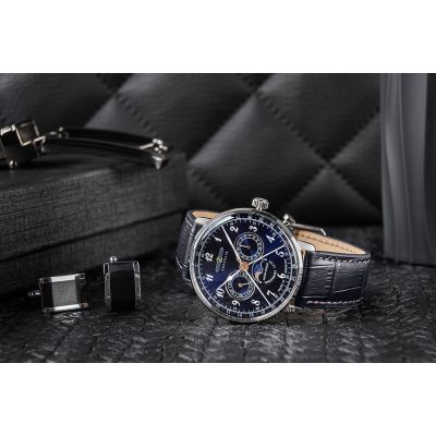 5. ZEPPELIN LZ129 Hindenburg 7036-3 Men's Watch + BOX