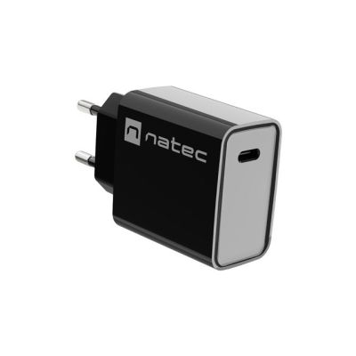 2. NATEC RIBERA USB-C 20W POWER DELIVERY BLACK CHARGER NUC-2060
