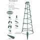9. FLOO SUPPORTS PLANT SUPPORT CONICAL 25X60CM FOREST GREEN