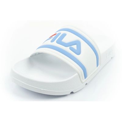 3. Fila women's sports flip-flops Morro comfortable white slippers for the pool