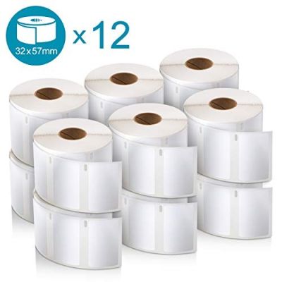 13. Dymo labels for various applications 57x32mm white 2093095 12 rolls