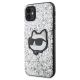 2. Karl Lagerfeld KLHCN61G2CPS iPhone 11 / Xr 6.1" silver/silver hardcase Glitter Choupette Patch
