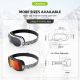 6. Qunature Panda Ski Goggles for Kids - Black/White