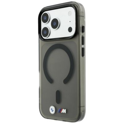 2. BMW M IML Frosted Metal Logo & Trims MagSafe Case for iPhone 18 Pro / 17 Pro - Black