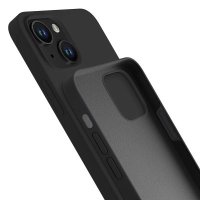 10. iPhone 14 Plus 3mk Silicone Case Series - Black