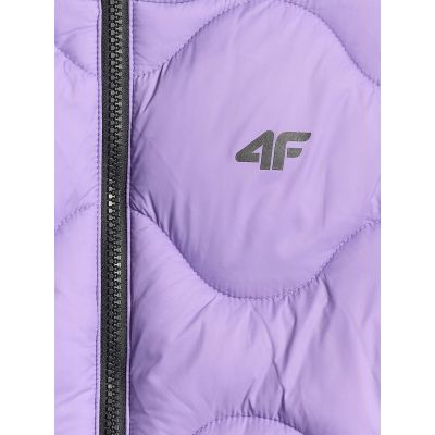 8. Girls' hooded vest 4F 4FJRSS26TVJAF355-51S