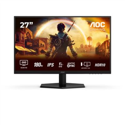 13. AOC Q27G42XE Monitor 27" IPS QHD 180Hz 1ms 2560x1440 2xHDMI Black