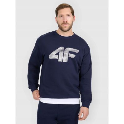 Men's sweatshirt without zipper and hood 4F 4FRMM00TSWSM2479-31S