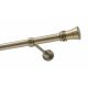 Single Curtain Rod Ø 19 mm, Antique Brass, 200 cm, Capri KOWALSKI