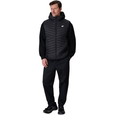 8. Men's vest 4F M344 deep black 4FWSS26TVJAM344 20S