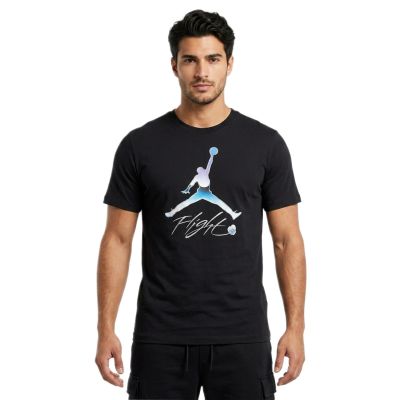 4. Air Jordan Graphic Crew Flight Tee Men's Sports T-Shirt Black - DV8414-010