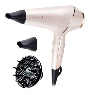 2. REMINGTON Proluxe AC9140 Hair Dryer (2400W; Pink, Powder Pink)