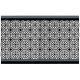 14. OPENWORK PAVEMENT GRID MOSAIC BLACK 1PC.