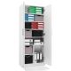 3. OLIV 2D filing cabinet 74x35xH180 white