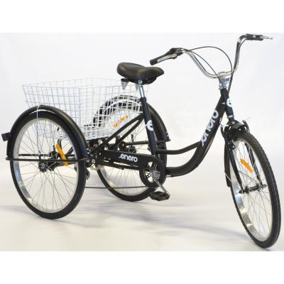 8. 3-WHEEL BIKE 24 BLACK SHIMANO 6-speed