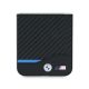 5. BMW Carbon Blue Line Case for Samsung Galaxy Z Flip 6 - Black