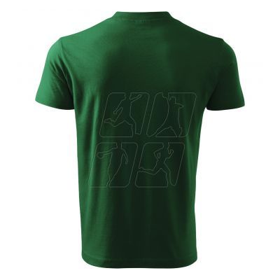 4. T-shirt Malfini V-neck M MLI-10206 bottle green