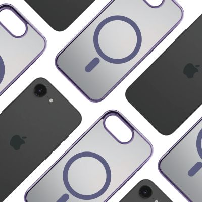 11. 3mk Frosty MagCase for Apple iPhone 16E - purple