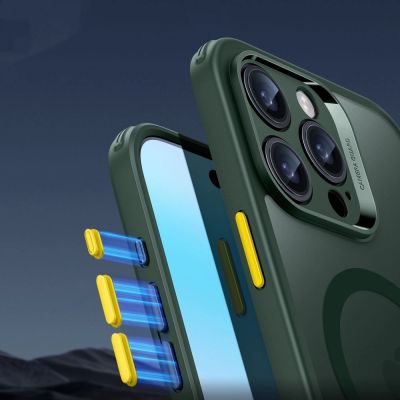 6. ESR Classic Pro Set Halolock MagSafe Case for iPhone 16 Pro Max - Green