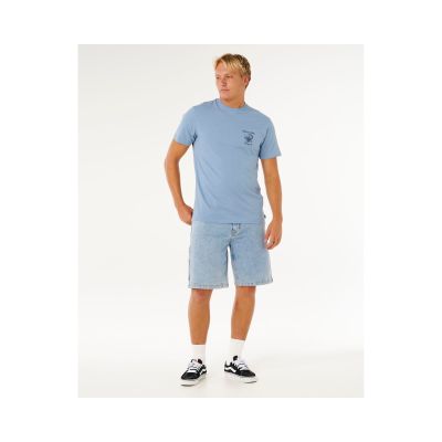 3. Men's T-shirt RIP CURL Desti Animals Tee blue