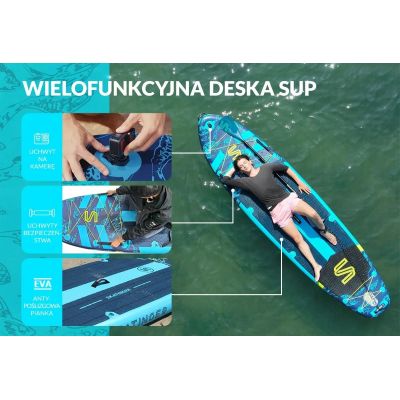 2. SUP board SKATINGER Asiaticus 350x89x15 cm Yoga