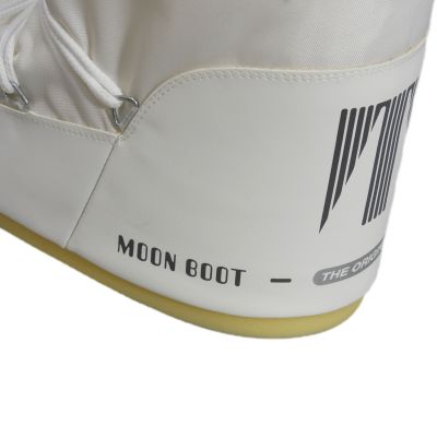 9. Women's Moon Boot MB Icon Nylon White Winter Snow Boots - 80D1400440-A001