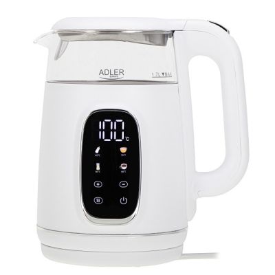 ADLER AD 1305 electric kettle white and silver