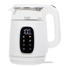 ADLER AD 1305 electric kettle white and silver