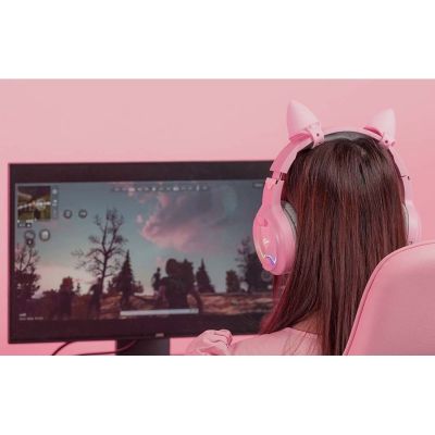 3. Havit H2233d Gaming Headphones (Pink)