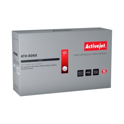 Activejet ATH-80NX Toner (replaces HP 80X CF280X; Supreme; 6900 pages; black)