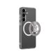 AmazingThing Minimal Mag Case with Magnetic Ring and Magnetic Ring for Samsung Galaxy S25 - Transparent