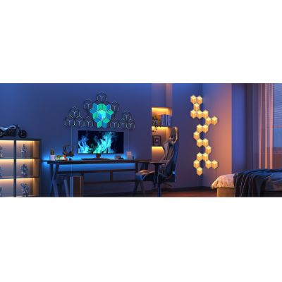 16. Govee H606A Glide Hexagon Light Panels Ultra 7-pack | LED lighting | RGBIC, 2.4GHz Wi-Fi, Bluetooth