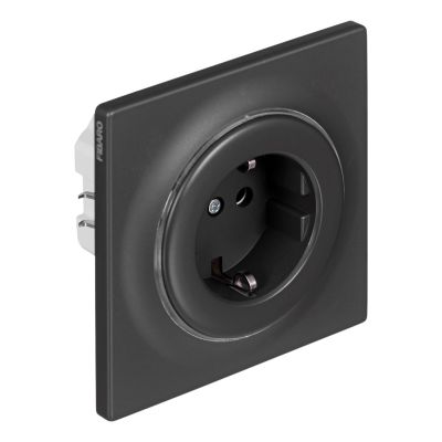 5. FIBARO Outlet Walli Type F Smart Electrical Socket, Anthracite (FGWOF-011-8)