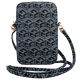 4. Guess Zip GCube Bottom Stripe phone bag - black