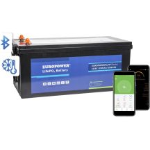 EUROPOWER LFP series LiFePO4 battery 12.8V 280Ah Bluetooth, heating mat (Lifespan ~4000 cycles)