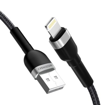2. Wozinsky WNBAL2 USB-A / Lightning 2.4A cable 2 m - black