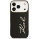 3. Karl Lagerfeld Karl Script Logo Case for iPhone 17 Pro - Black