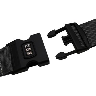 6. UNIVERSAL SECURITY STRAP FOR SUITCASE 180x5CM WITH CODE PROWORLD GRAY